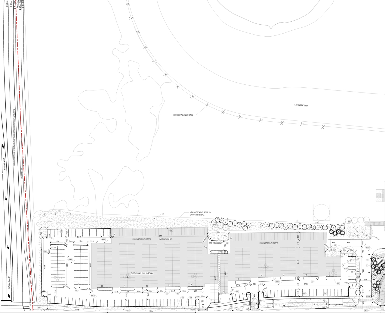 Construction site plan for project from page 10 of the file '2019-11-20 - Site Plan, Floor Plan, Elevations - D07-12-19-0191'