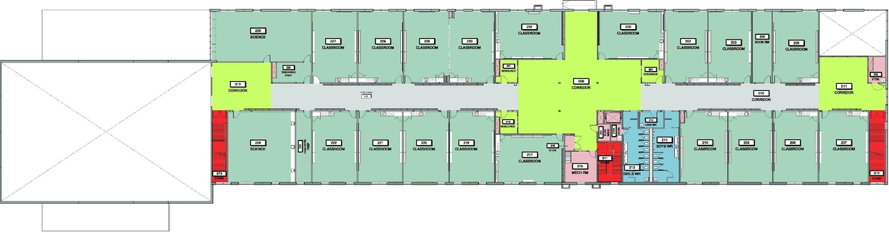 Construction site plan for project from page 2 of the file '2020-06-03 - Floor Plans - D07-12-19-0200'