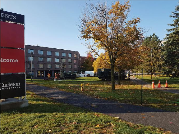 Rendering of building from page 13 of the file '2019-12-20 - Planning Rationale and Design Brief - D07-12-19-0205'