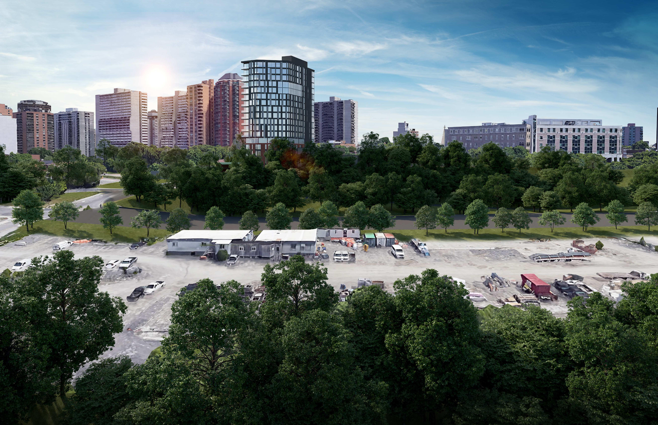 Rendering of building from page 6 of the file '2020-01-15 - Renderings - D07-12-19-0207'