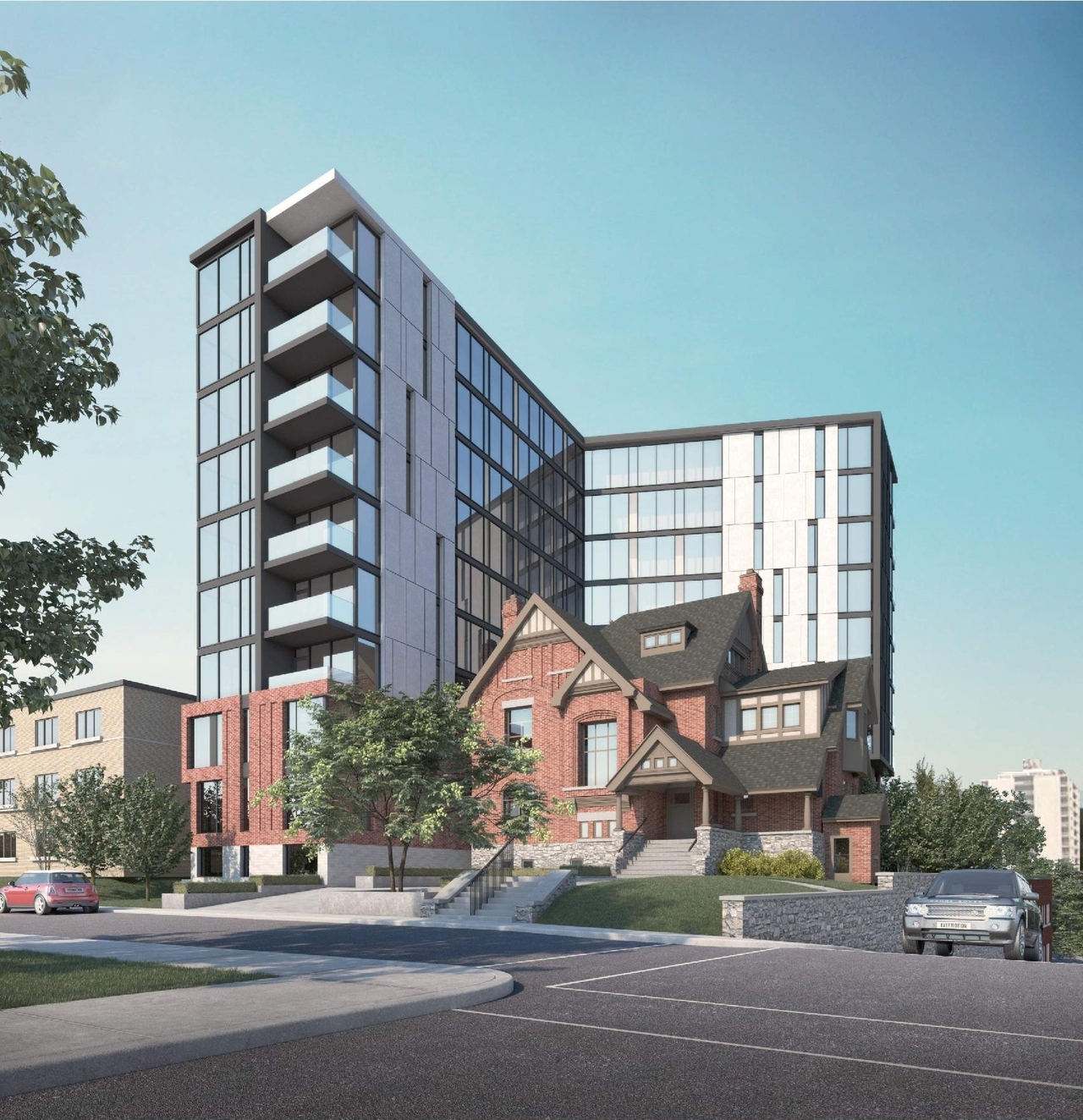 Rendering of building from page 1 of the file '2020-09-04 - 2nd Sub. - Renderings - D07-12-19-0207'