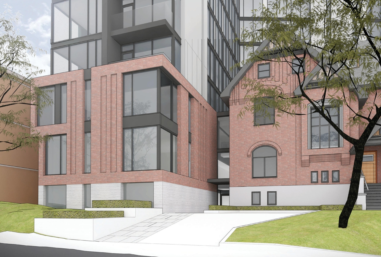 Rendering of building from page 3 of the file '2020-12-23 - 3rd Sub. - Renderings - D07-12-19-0207'