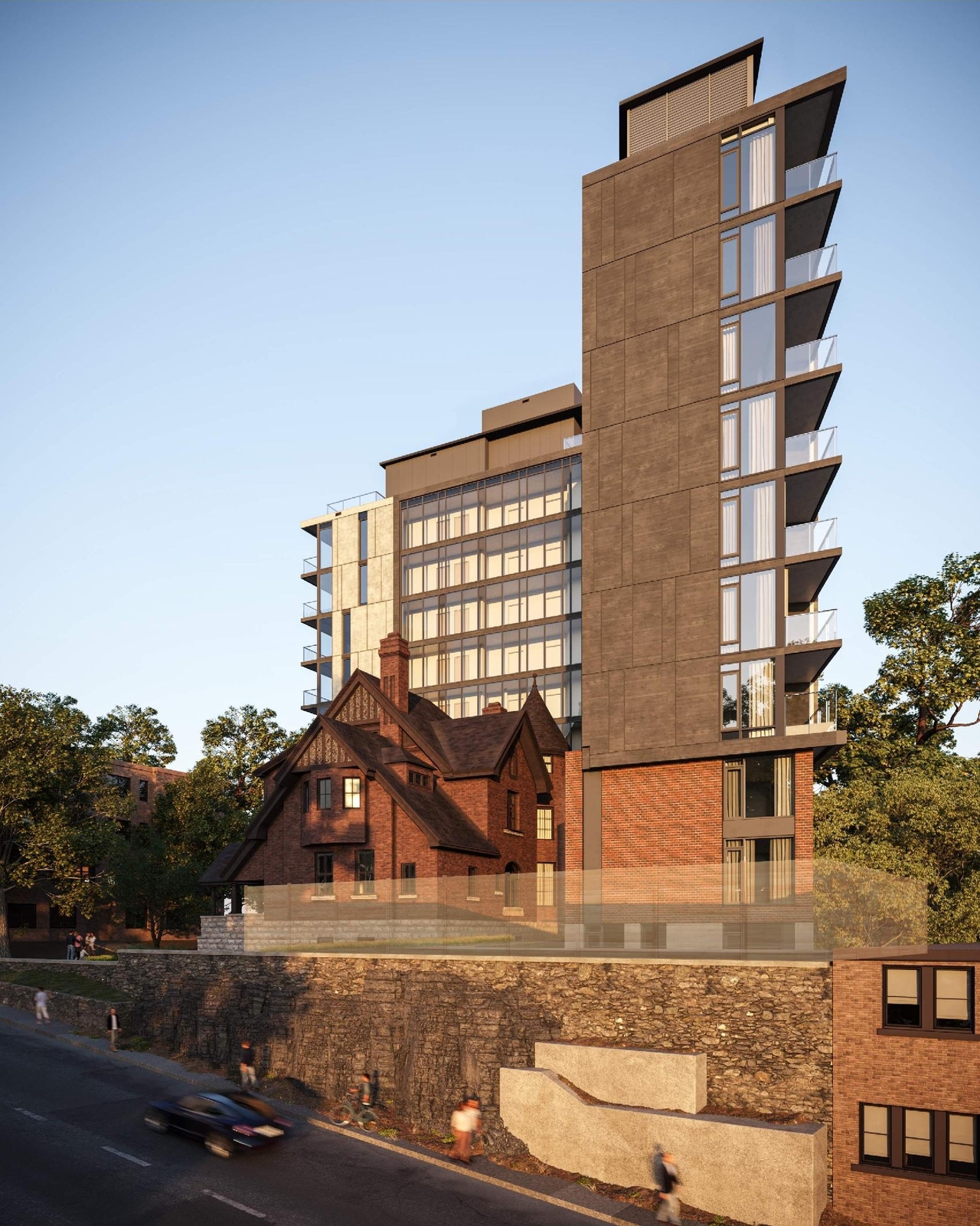 Rendering of building from page 2 of the file '2021-01-07 - 3rd Sub- Renderings 2- D07-12-19-0207'