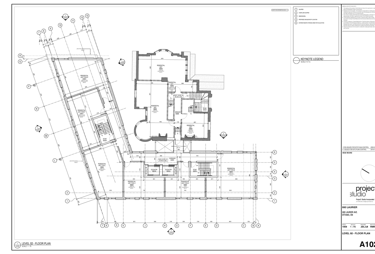 Floor plan for project from page 3 of the file '2020-09-04 - 2nd Sub. - Floor Plans and Elevations - D07-12-19-0207'