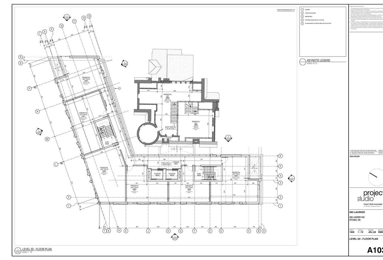 Floor plan for project from page 4 of the file '2020-09-04 - 2nd Sub. - Floor Plans and Elevations - D07-12-19-0207'