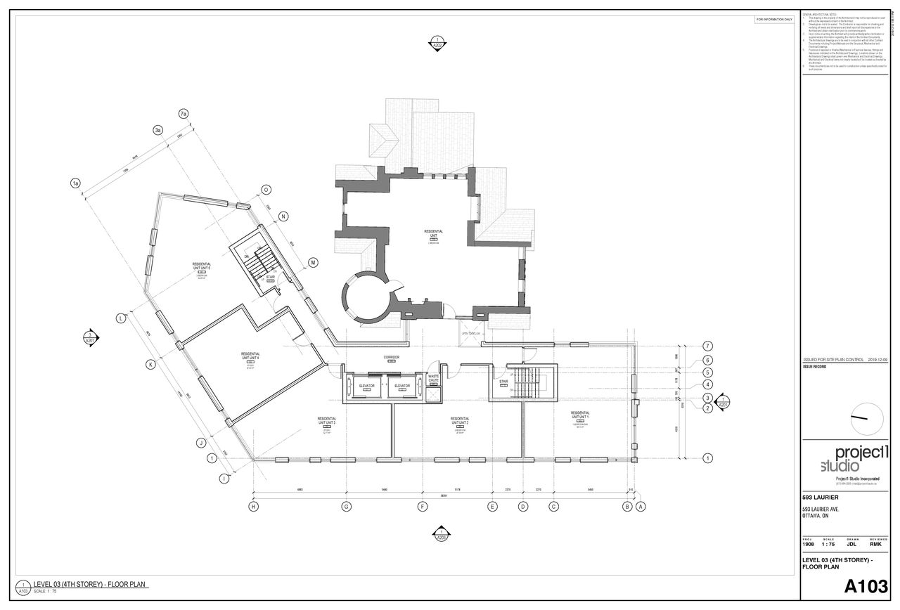 Floor plan for project from page 5 of the file '2020-01-15 - Floor Plans and Elevations - D07-12-19-0207'