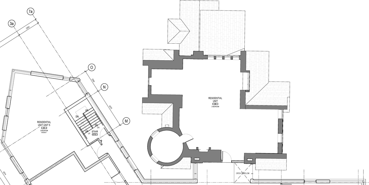Floor plan for project from page 5 of the file '2020-01-15 - Floor Plans and Elevations - D07-12-19-0207'