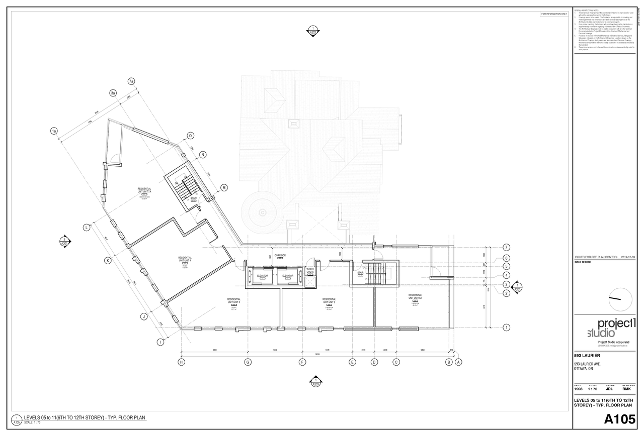 Floor plan for project from page 7 of the file '2020-01-15 - Floor Plans and Elevations - D07-12-19-0207'