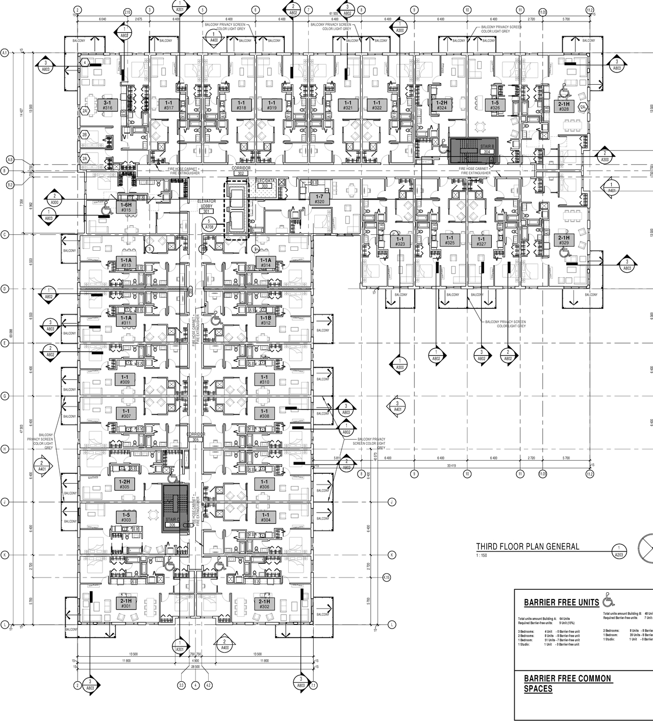 Floor plan for project from page 7 of the file '2022-03-02 - Floor Plans Drawings - D07-12-19-0212'