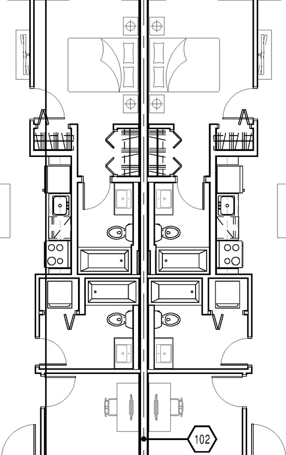 Floor plan for project from page 8 of the file '2022-03-02 - Floor Plans Drawings - D07-12-19-0212'