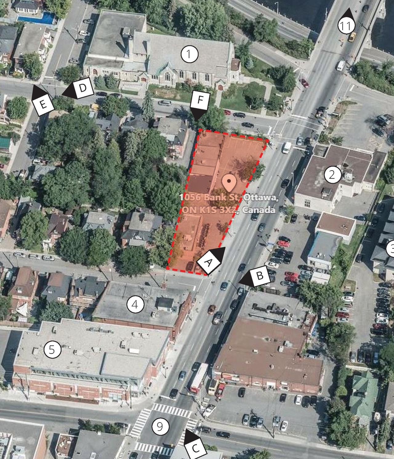Construction site plan for project from page 3 of the file '2020-01-22 - Formal UDRP Submission - D07-12-19-0215'