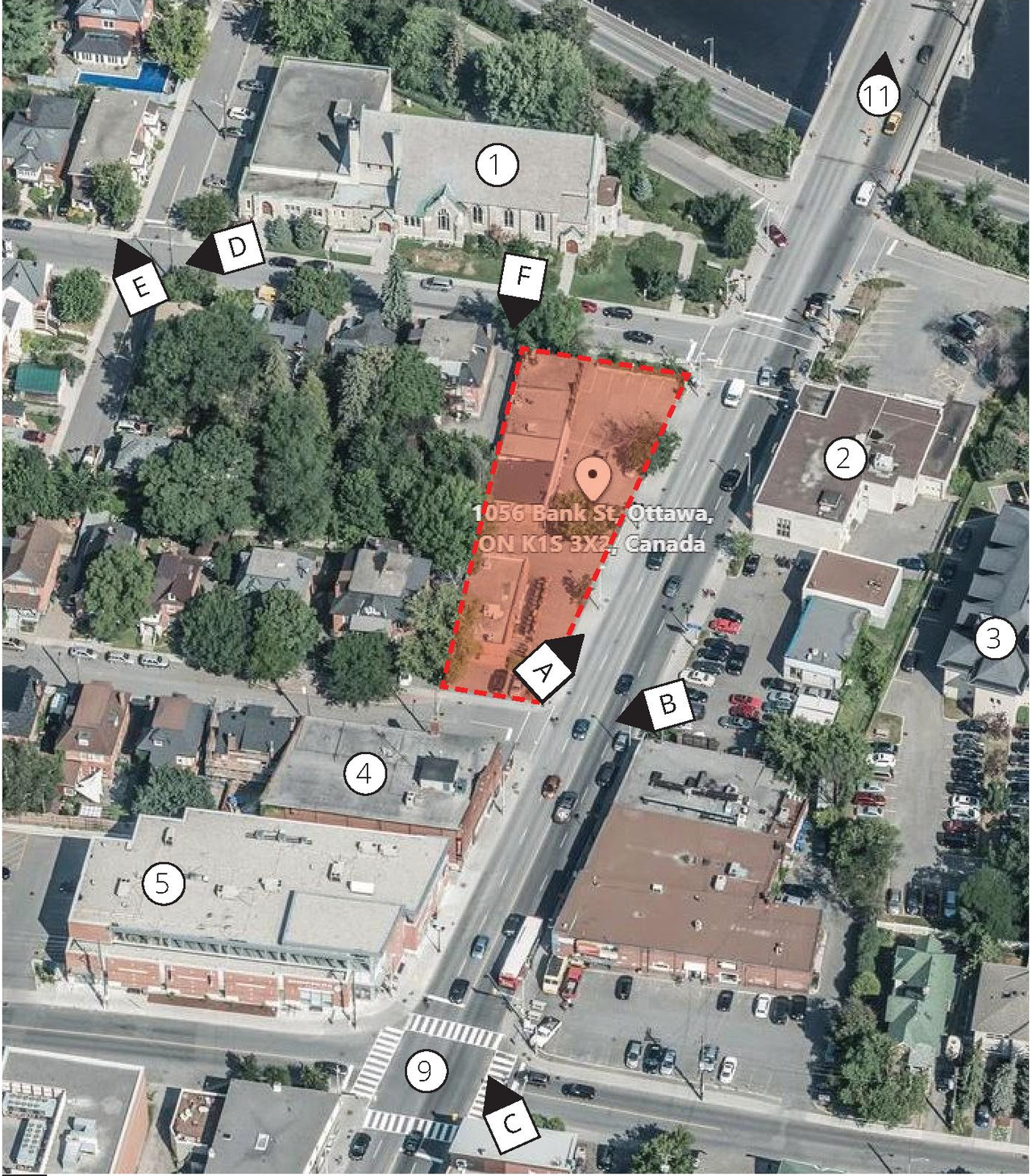Construction site plan for project from page 3 of the file '2020-01-22 - Formal UDRP Submission - D07-12-19-0215'