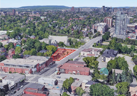 Rendering of building from page 9 of the file '2020-01-22 - Formal UDRP Submission - D07-12-19-0215'