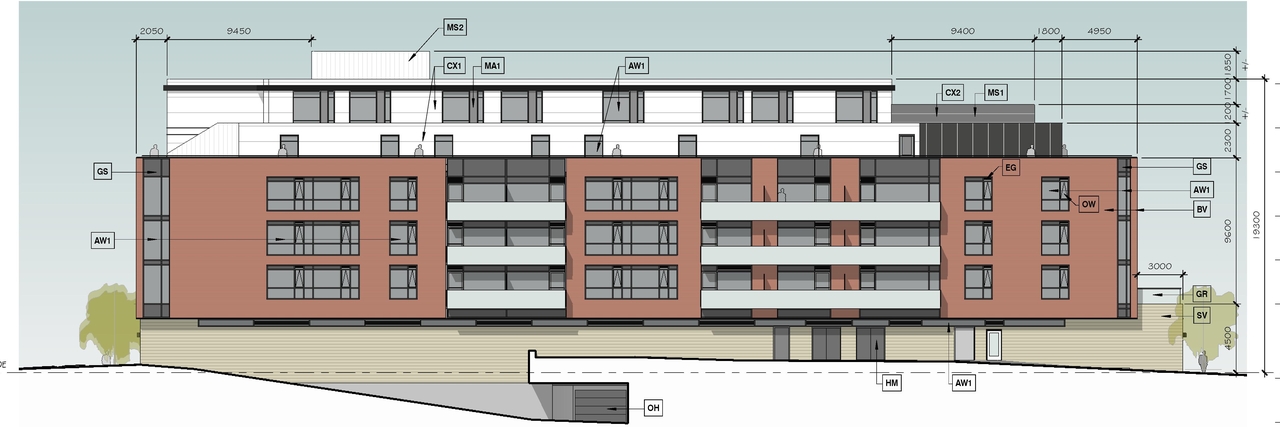 Image from page 3 of the file '2021-01-28 - Approved Site Plan, Floor Plans and Elevations - D07-12-19-0215'