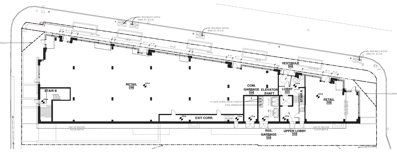 Floor plan for project from page 4 of the file '2021-01-28 - Approved Site Plan, Floor Plans and Elevations - D07-12-19-0215'