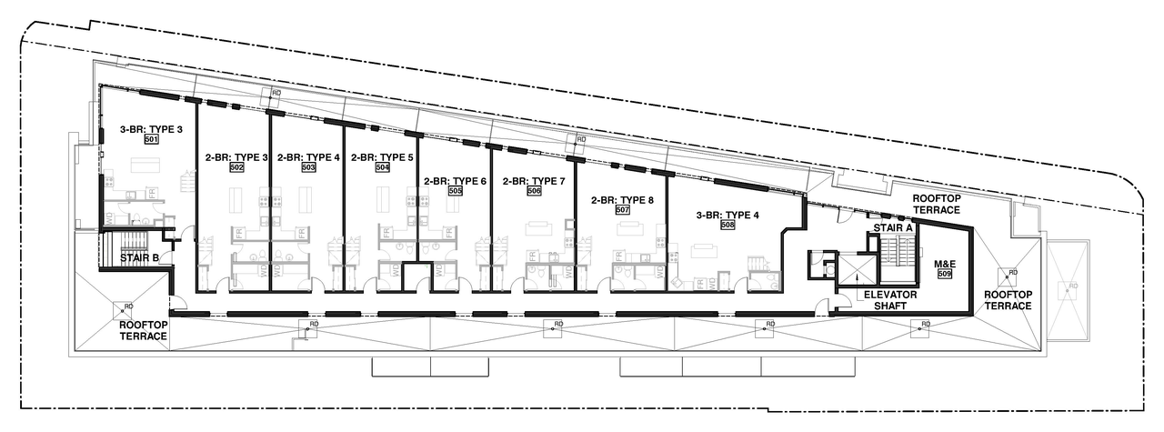 Construction site plan for project from page 6 of the file '2021-01-28 - Approved Site Plan, Floor Plans and Elevations - D07-12-19-0215'