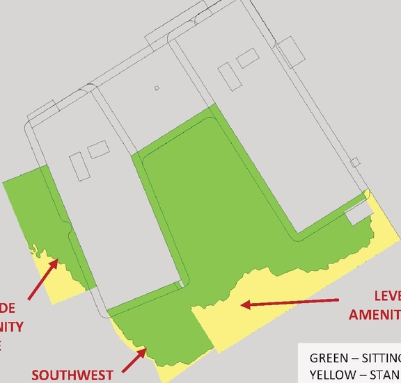 Construction site plan for project from page 105 of the file '1357 Baseline, Formal UDRP Sub'