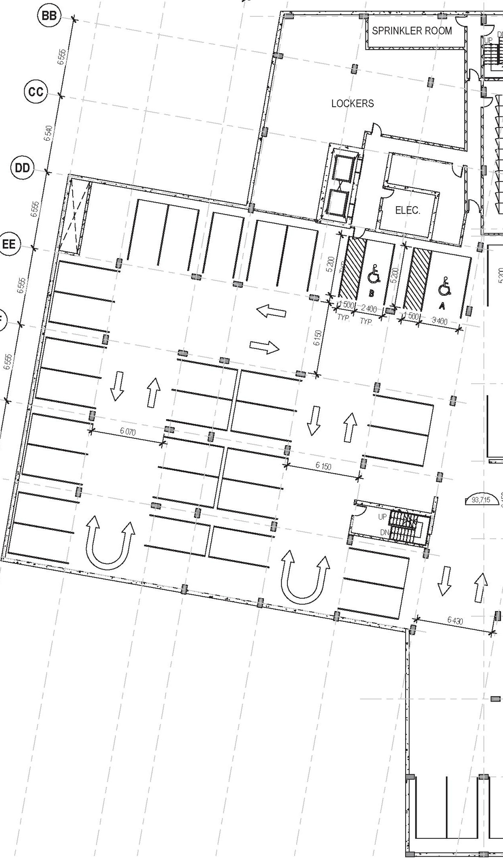 Floor plan for project from page 29 of the file '1357 Baseline, Formal UDRP Sub'