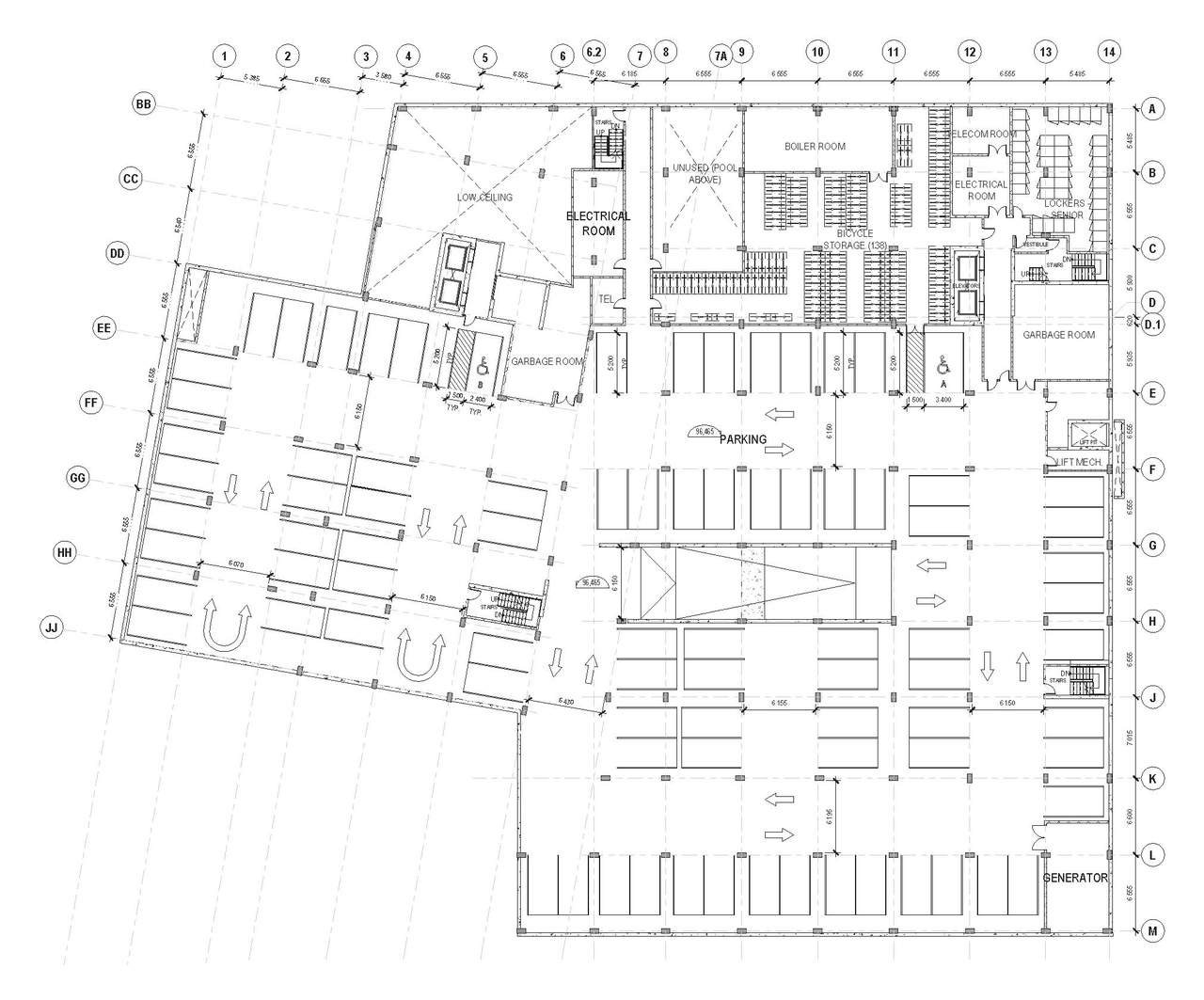 Floor plan for project from page 30 of the file '1357 Baseline, Formal UDRP Sub'