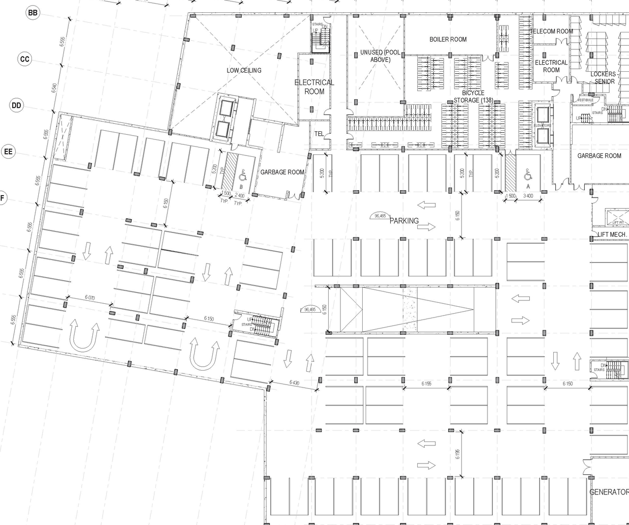 Floor plan for project from page 30 of the file '1357 Baseline, Formal UDRP Sub'