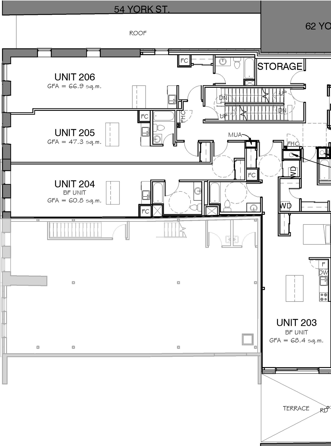 Floor plan for project from page 3 of the file '2020-01-29 - Floor Plans - D07-12-20-0006'