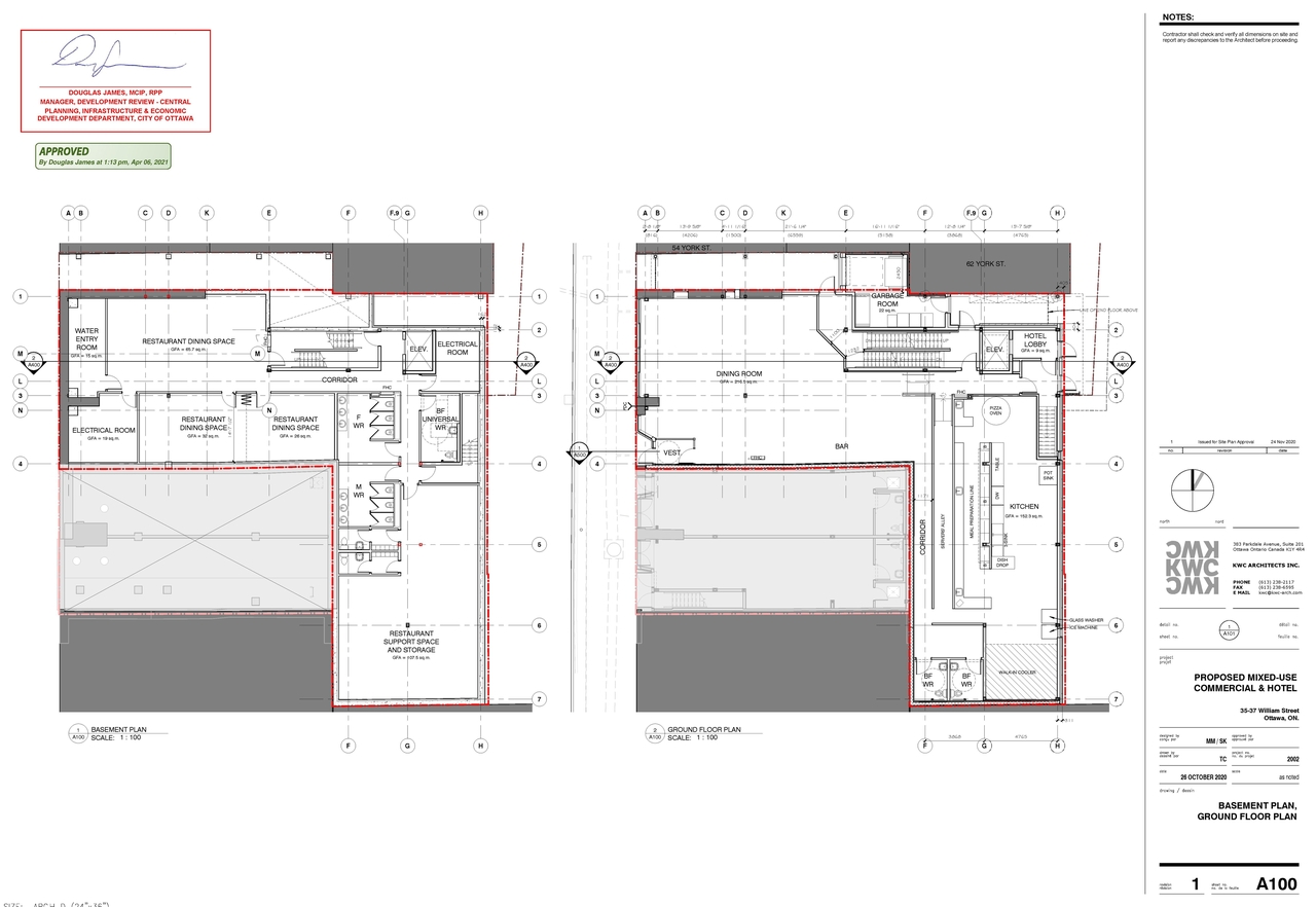 Floor plan for project from page 3 of the file '2021-04-13- APPROVED Site Plan Elevations Floor Plan - D07-12-20-0006'
