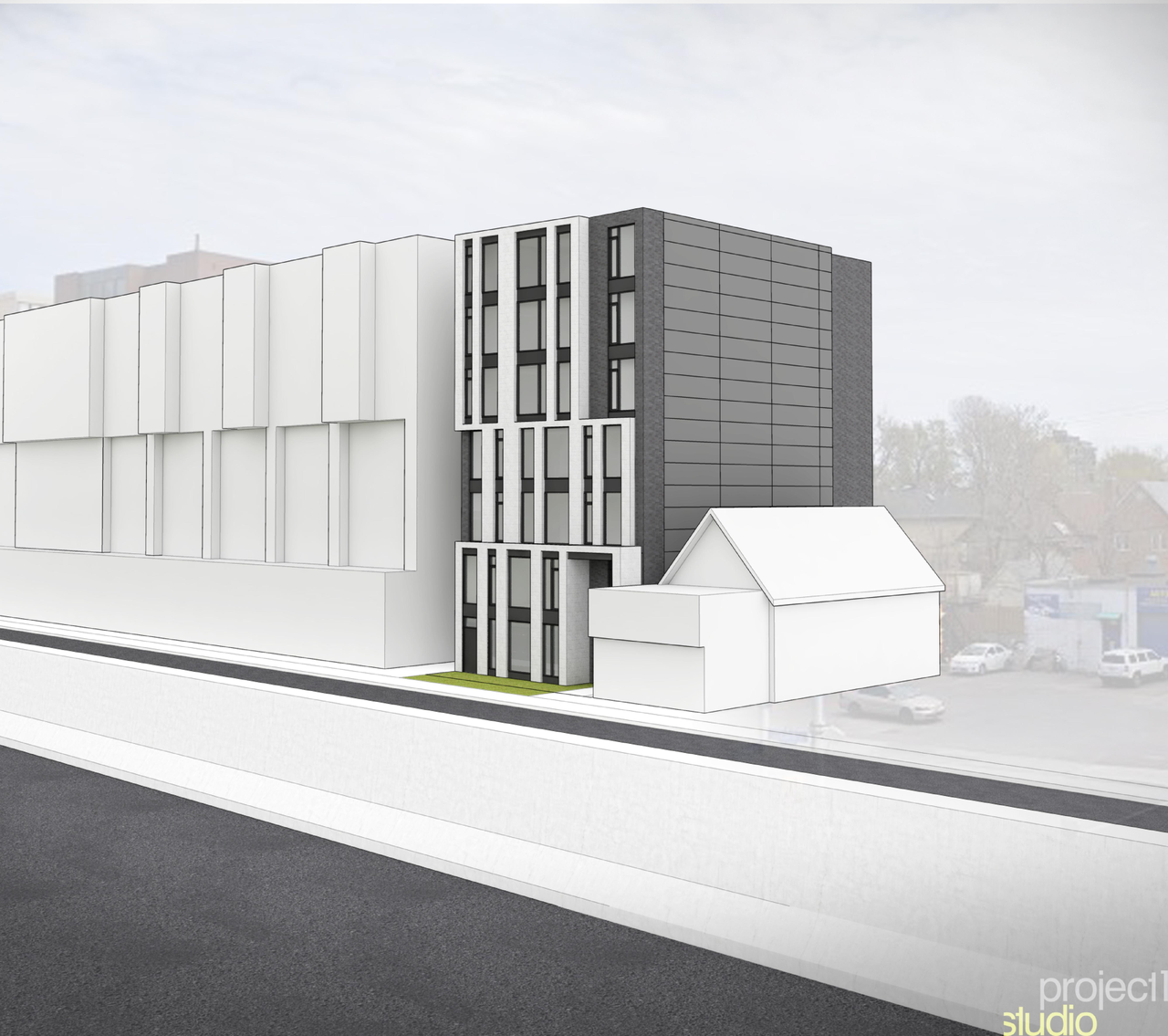 Rendering of building from page 4 of the file '2020-04-15 - Renderings - D07-12-20-0040'