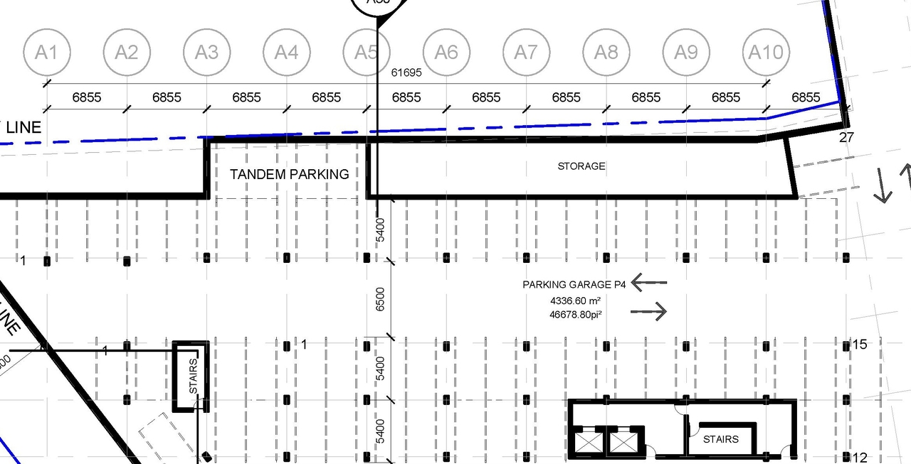 Construction site plan for project from page 11 of the file '2021-06-23 - Floor Plans and Elevations (2021-05-21)- D07-12-20-0041'
