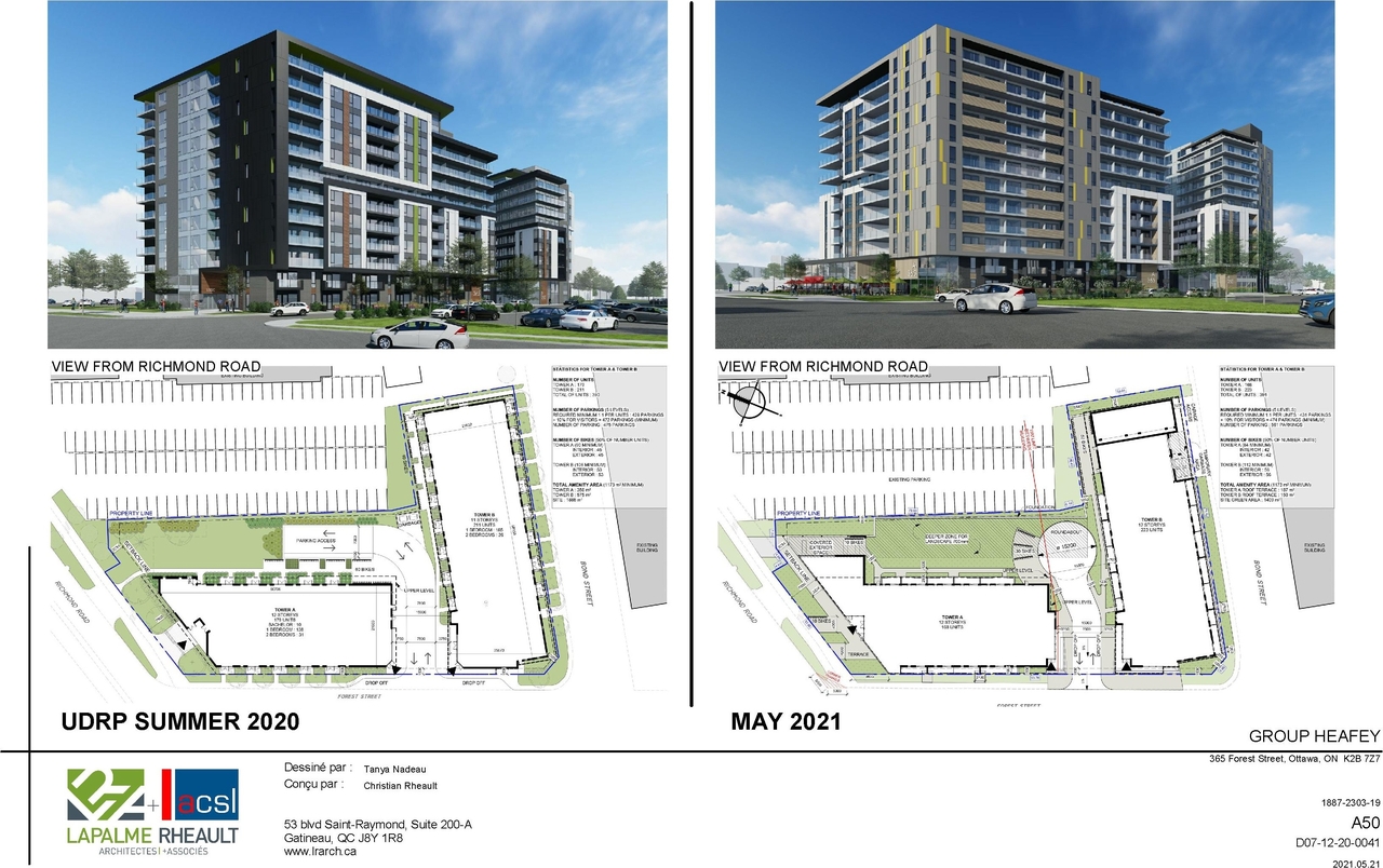 Rendering of building from page 2 of the file '2021-06-23 - Floor Plans and Elevations (2021-05-21)- D07-12-20-0041'