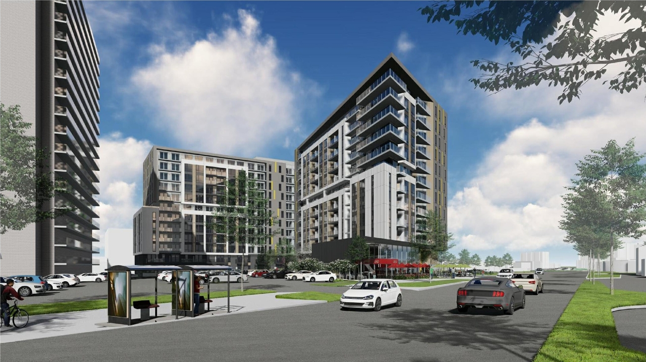 Rendering of building from page 2 of the file '2022-01-25 - Site & Floor Plans - D07-12-20-0041'