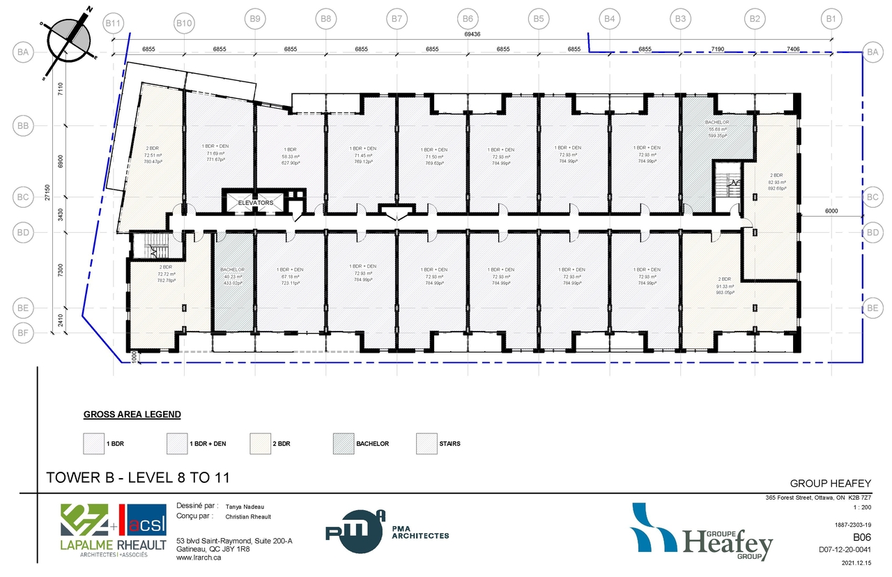 Construction site plan for project from page 31 of the file '2022-01-25 - Site & Floor Plans - D07-12-20-0041'