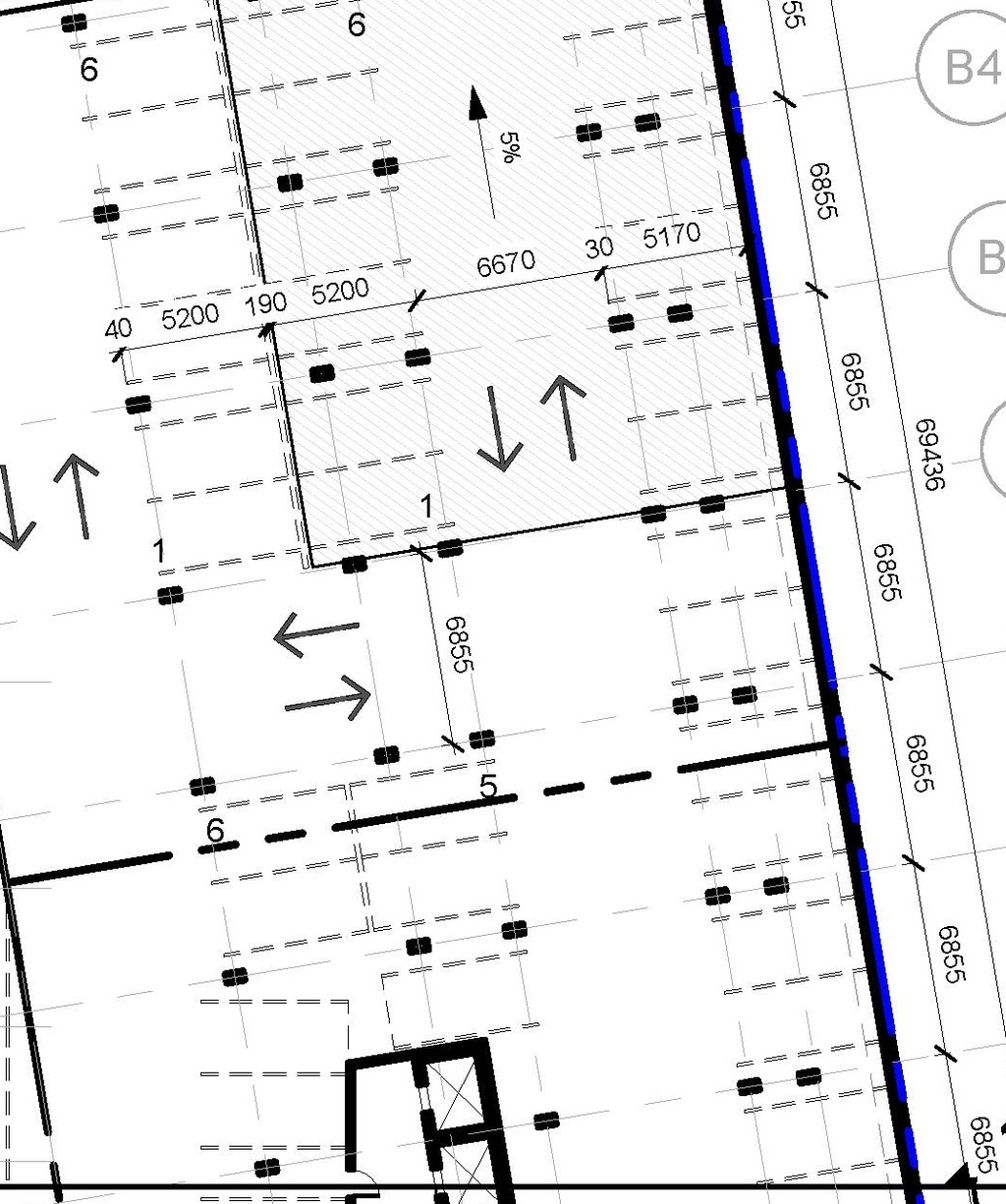 Construction site plan for project from page 8 of the file '2022-01-25 - Site & Floor Plans - D07-12-20-0041'