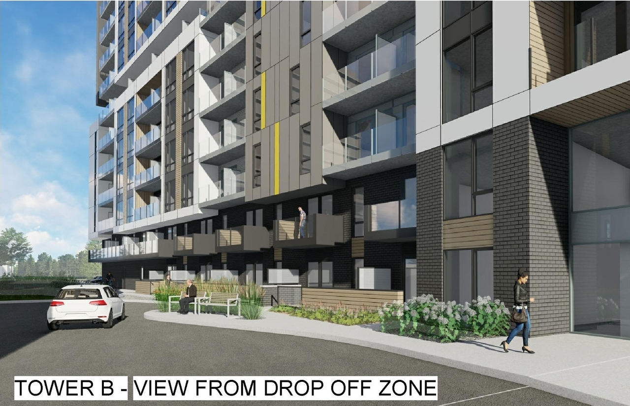 Rendering of building from page 62 of the file '2021-06-23 - Floor Plans and Elevations (2021-05-28) - D07-12-20-0041'