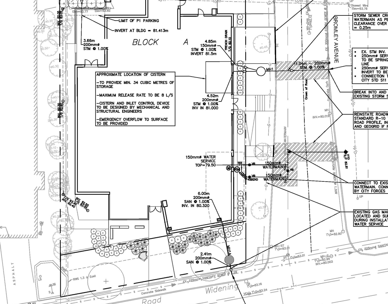 Construction site plan for project from page 29 of the file '07-03-20- Applicant UDRP Presentation- D07-12-20-044'