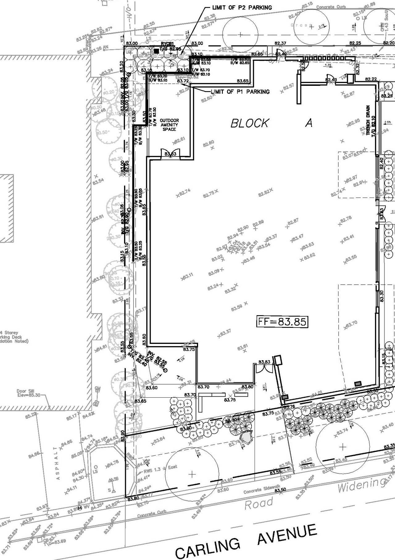 Construction site plan for project from page 29 of the file '07-03-20- Applicant UDRP Presentation- D07-12-20-044'