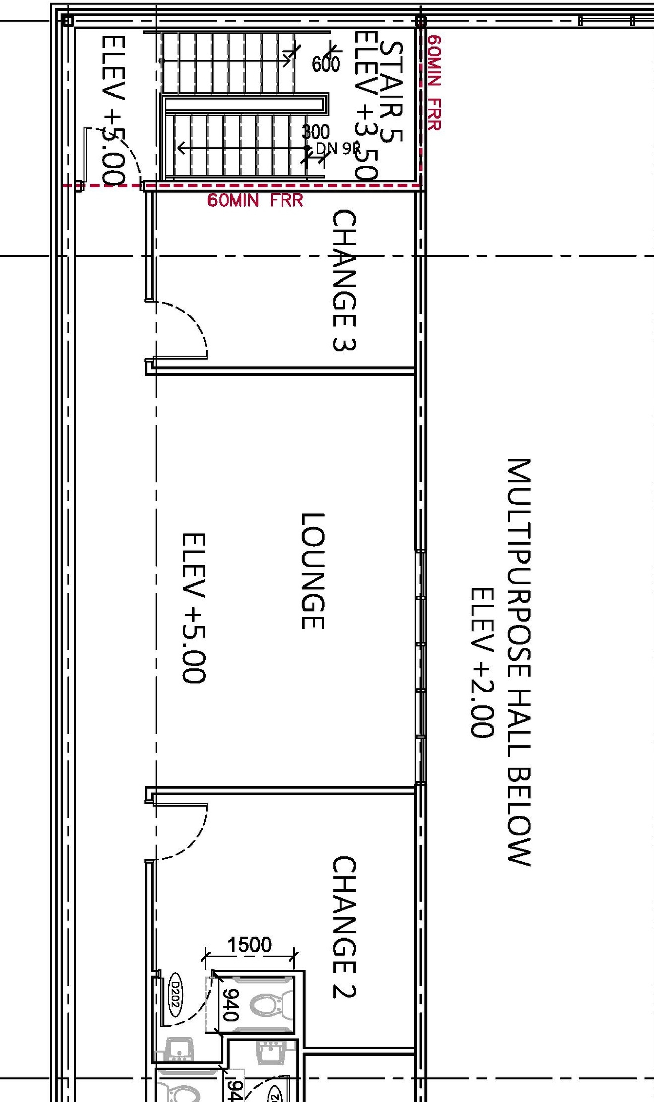Floor plan for project from page 1 of the file '2021-03-19 - Floor Plans Level 1 2 - D07-12-20-0059'