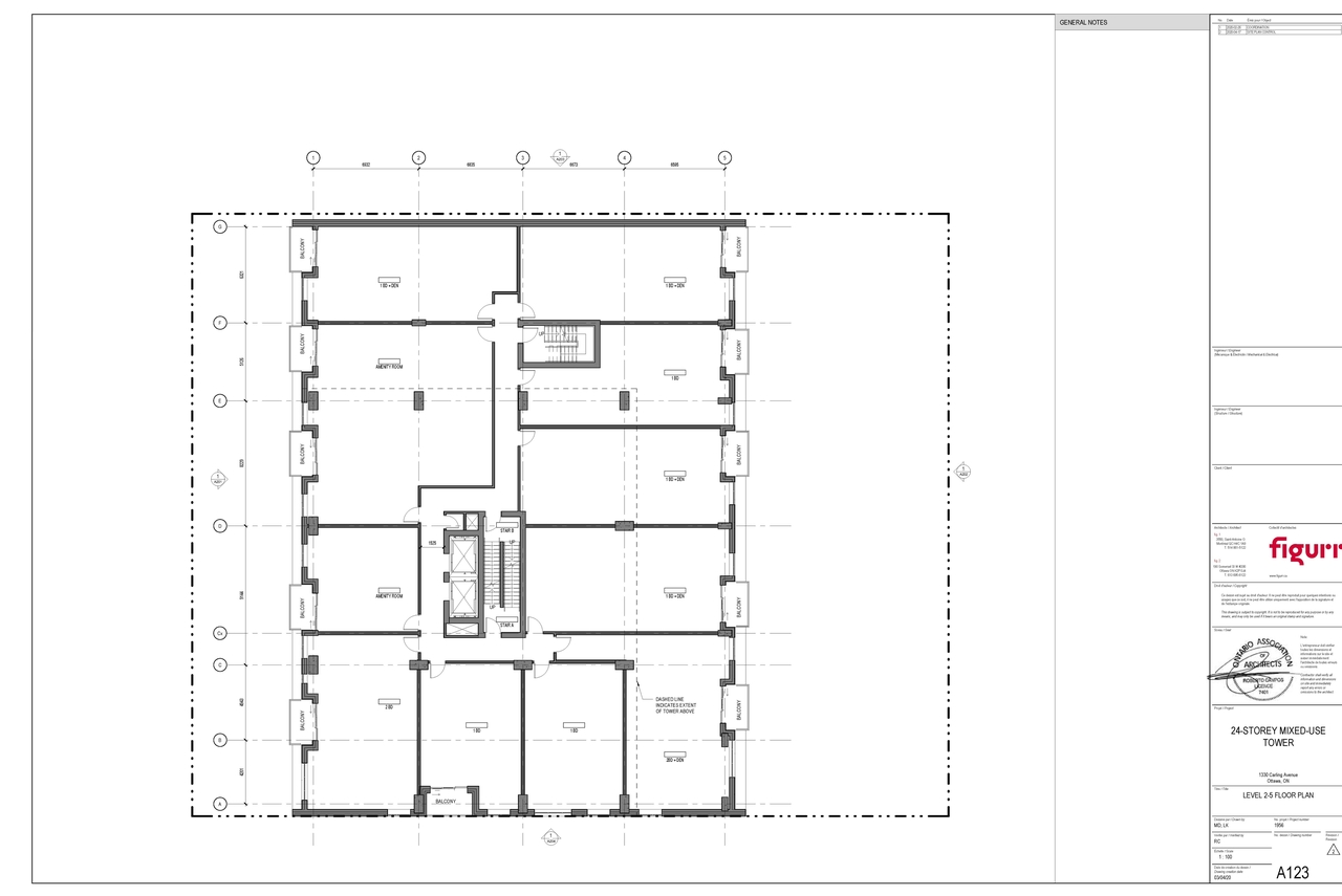 Floor plan for project from page 4 of the file '2020-05-20 - Floor Plans and Elevations - D07-12-20-0063'