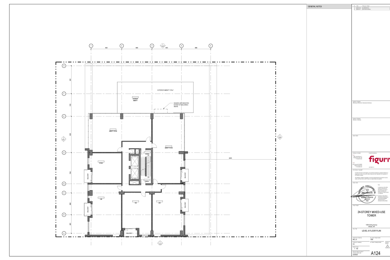 Floor plan for project from page 5 of the file '2020-05-20 - Floor Plans and Elevations - D07-12-20-0063'