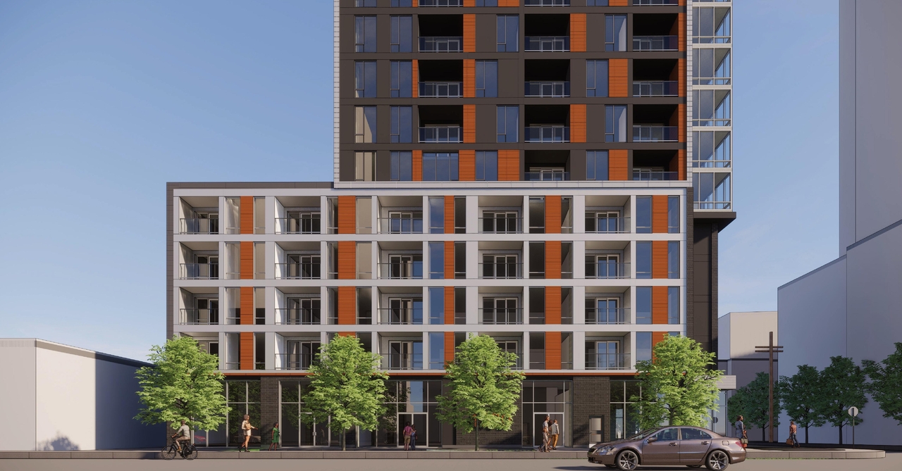 Rendering of building from page 1 of the file '2022-01-17 - Renders - D07-12-20-0063'