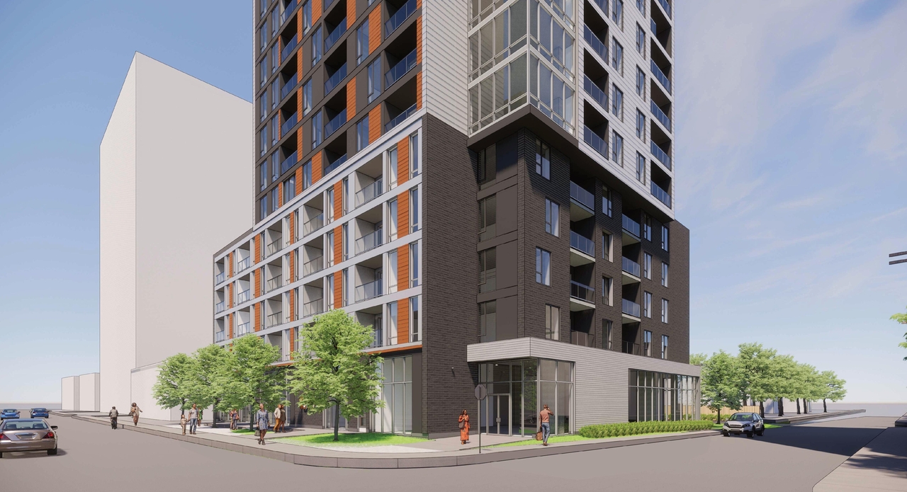 Rendering of building from page 5 of the file '2022-01-17 - Renders - D07-12-20-0063'