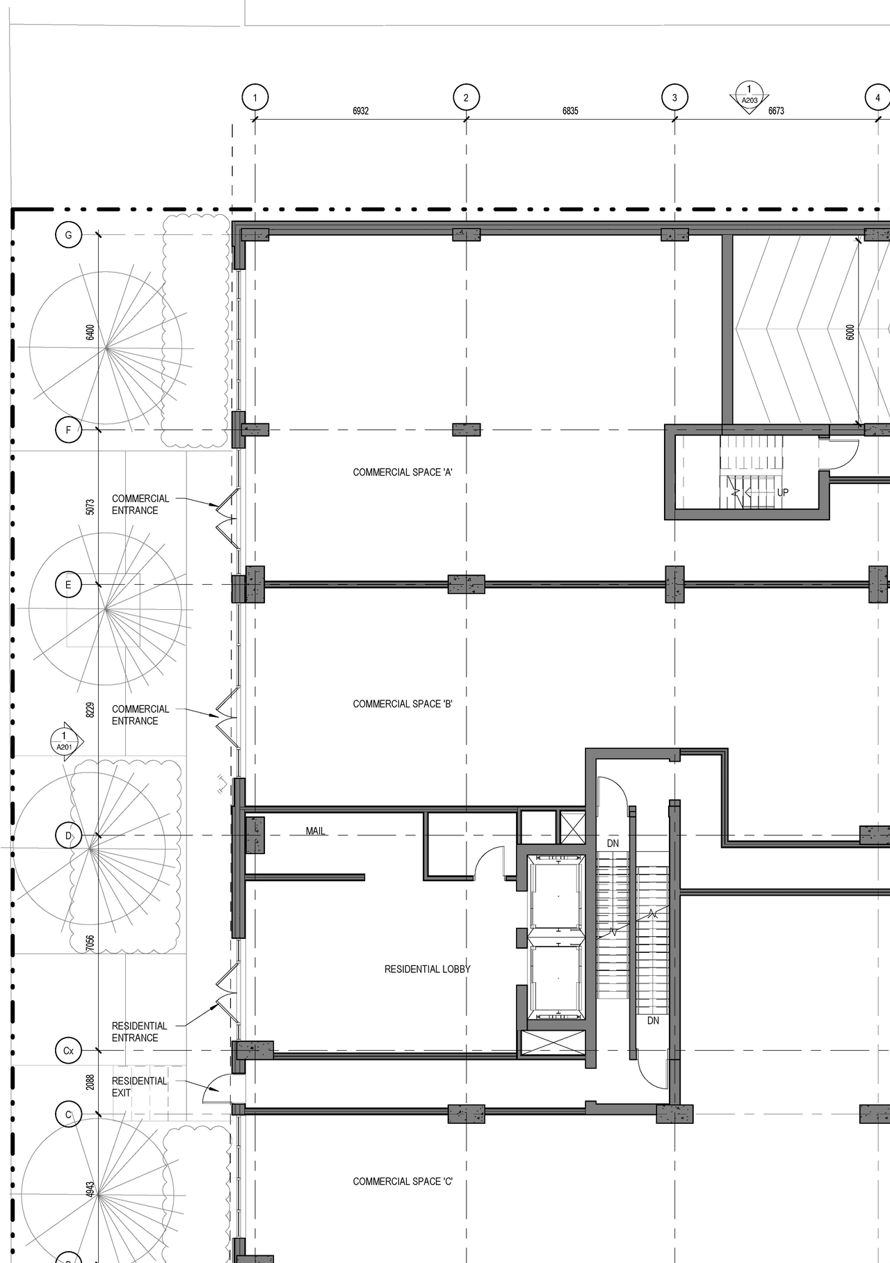 Floor plan for project from page 3 of the file '2022-01-17 - Floor Plans - Elevations - D07-12-20-0063'