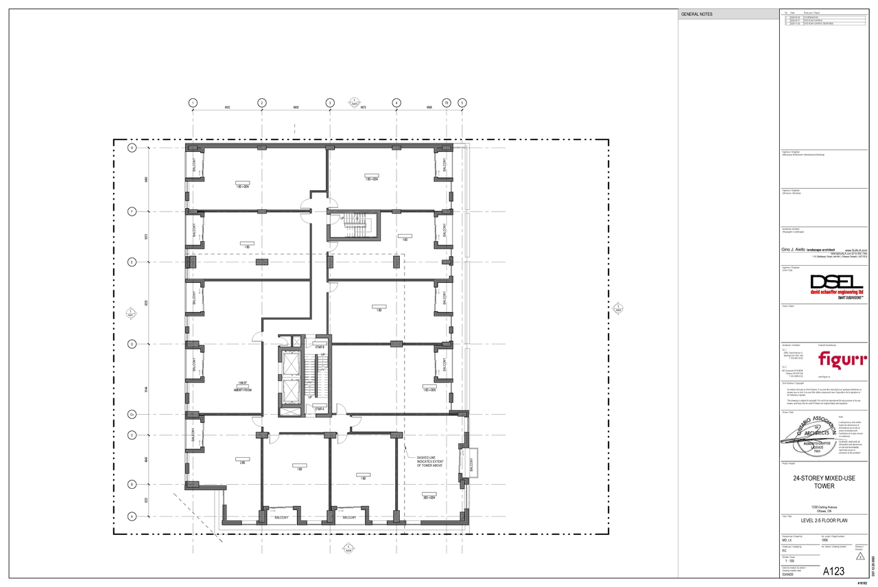 Floor plan for project from page 4 of the file '2022-01-17 - Floor Plans - Elevations - D07-12-20-0063'