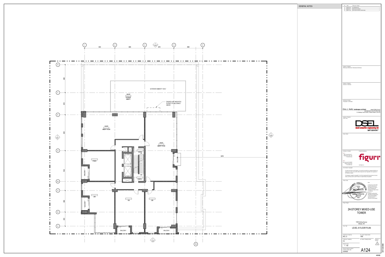 Floor plan for project from page 5 of the file '2022-01-17 - Floor Plans - Elevations - D07-12-20-0063'
