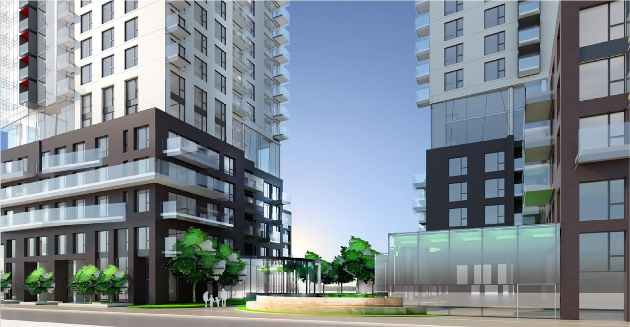 Rendering of building from page 14 of the file '2020-06-04 - Design Brief - D07-12-20-0074'