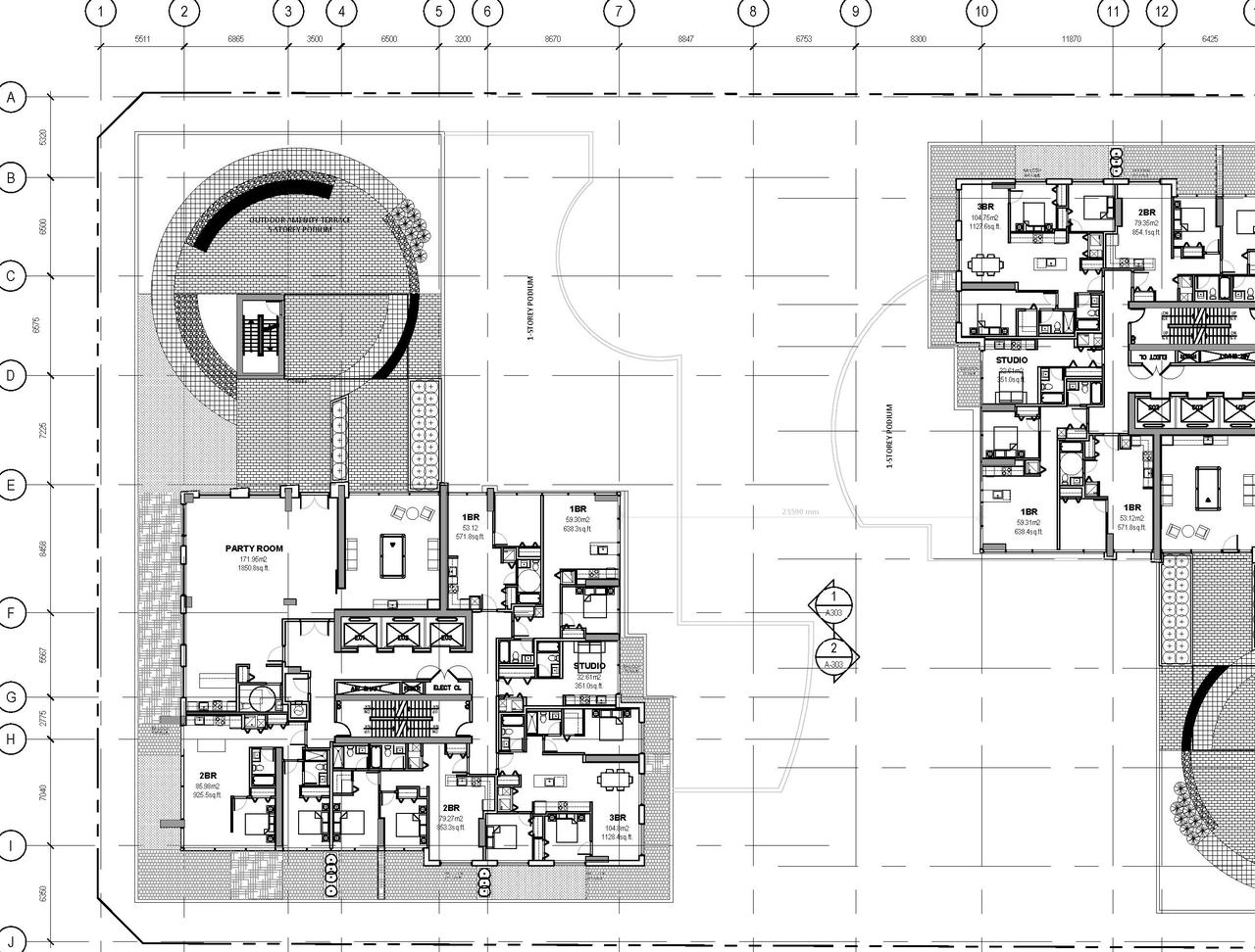 Floor plan for project from page 22 of the file '2020-06-04 - Design Brief - D07-12-20-0074'