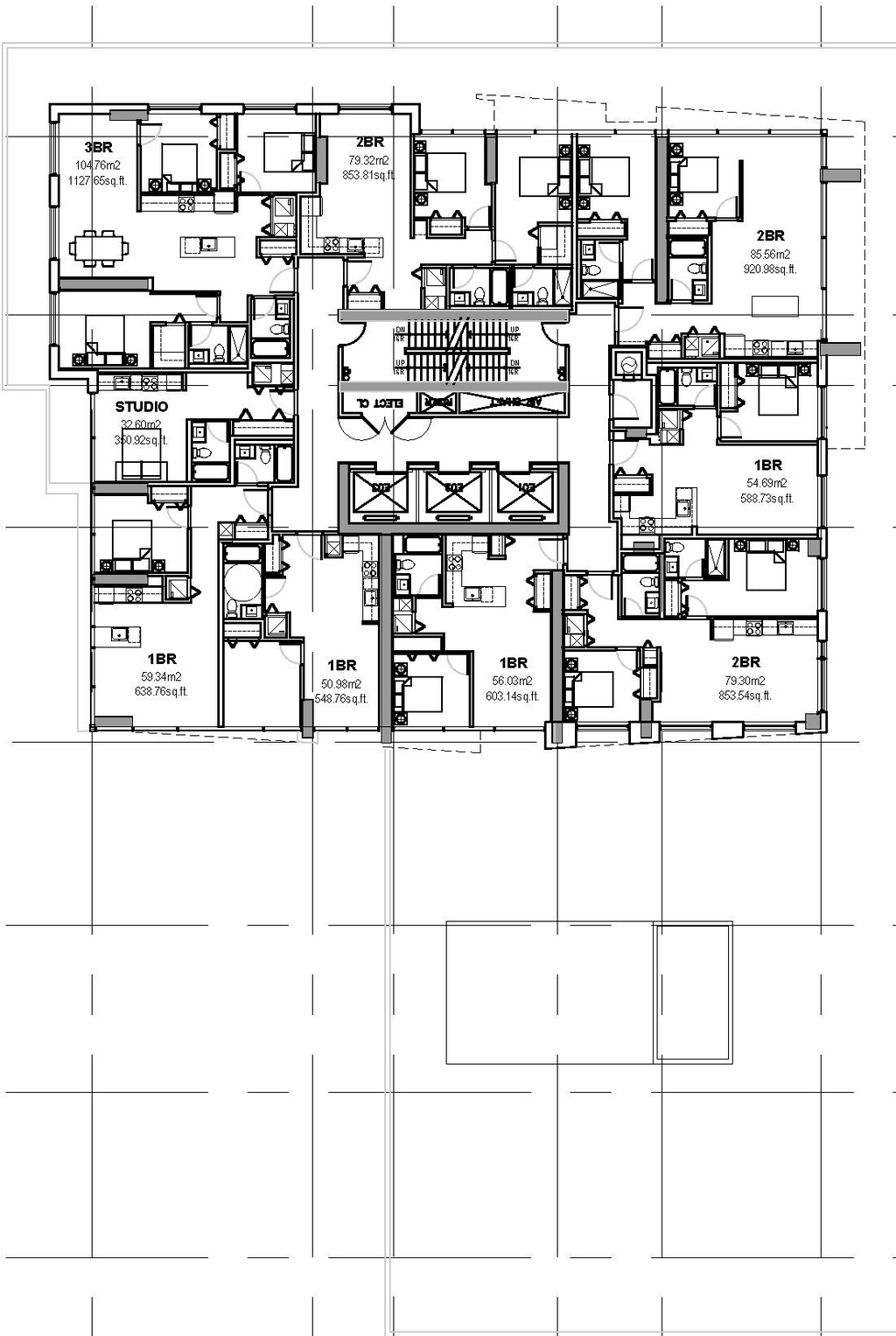 Floor plan for project from page 24 of the file '2020-06-04 - Design Brief - D07-12-20-0074'