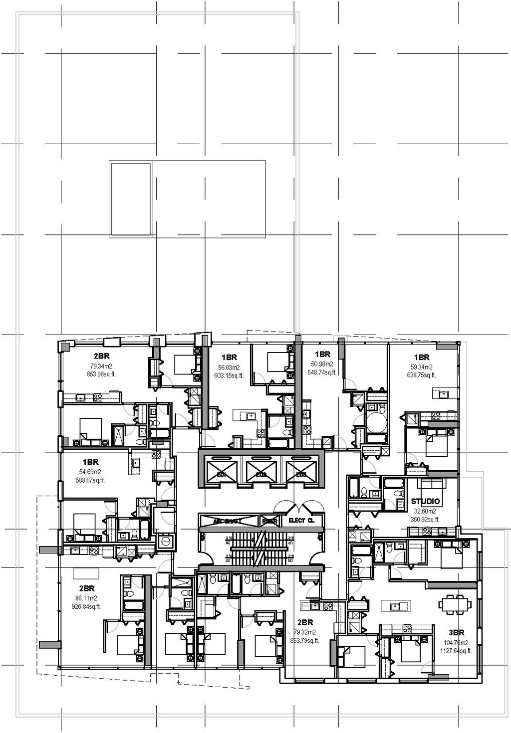 Floor plan for project from page 24 of the file '2020-06-04 - Design Brief - D07-12-20-0074'