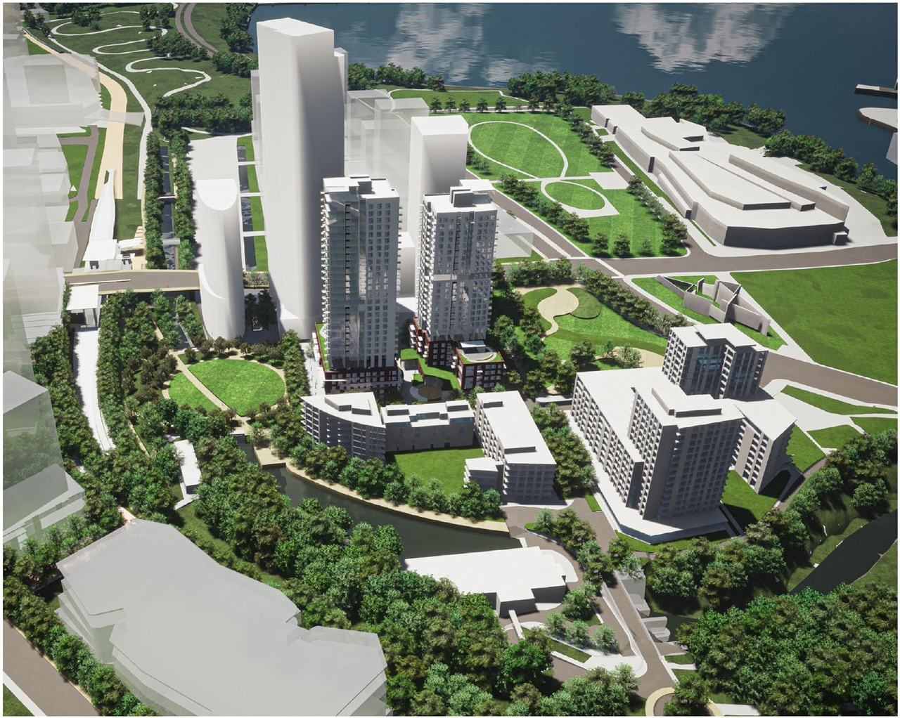 Construction site plan for project from page 5 of the file '2020-06-04 - Design Brief - D07-12-20-0074'