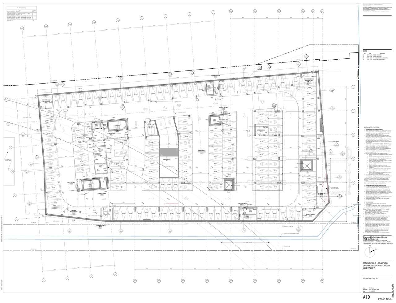 Floor plan for project from page 1 of the file '2020-11-26 - 2nd submisision - Floor Plans and Elevations - D07-12-20-0077'