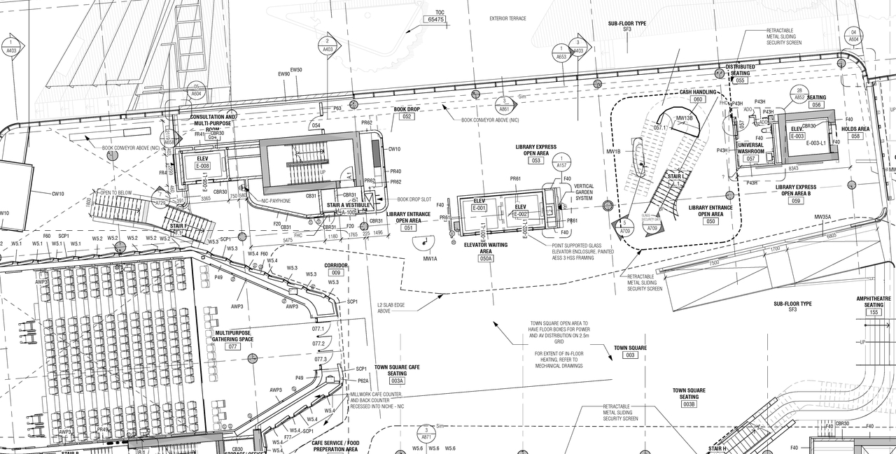 Construction site plan for project from page 3 of the file '2020-11-26 - 2nd submisision - Floor Plans and Elevations - D07-12-20-0077'